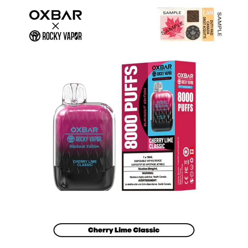 ROCKY VAPOR OXBAR X G - 8000 (8000 puff) - variant_title - Nicotine Strength: option1_value - Inspired Vapor Company