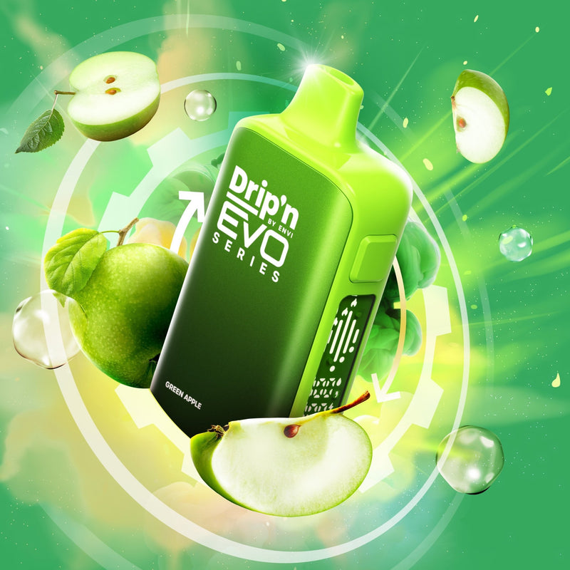 DRIP'N EVO DISPOSABLE (63K) - variant_title - Nicotine Strength: option1_value - Inspired Vapor Company