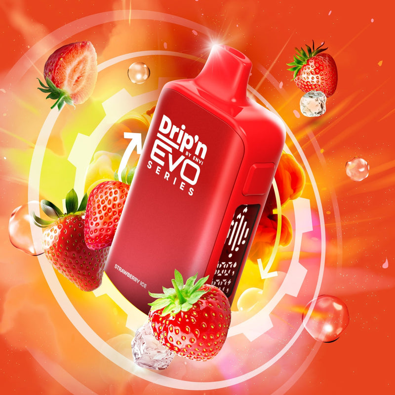 DRIP'N EVO DISPOSABLE (63K) - variant_title - Nicotine Strength: option1_value - Inspired Vapor Company