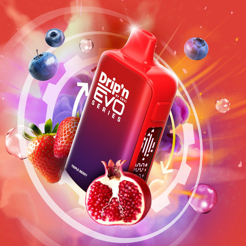 DRIP'N EVO DISPOSABLE (63K) - variant_title - Nicotine Strength: option1_value - Inspired Vapor Company