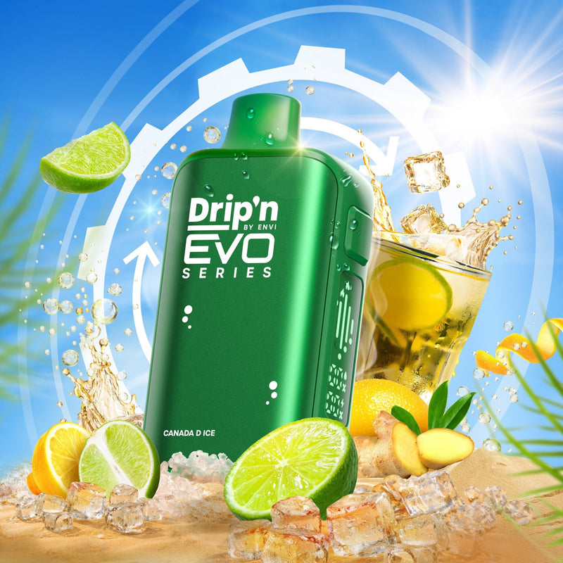 DRIP'N EVO DISPOSABLE (63K) - variant_title - Nicotine Strength: option1_value - Inspired Vapor Company