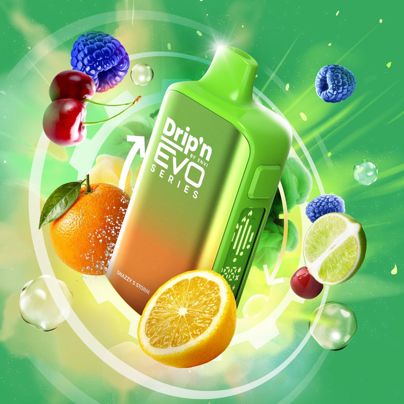 DRIP'N EVO DISPOSABLE (63K) - variant_title - Nicotine Strength: option1_value - Inspired Vapor Company