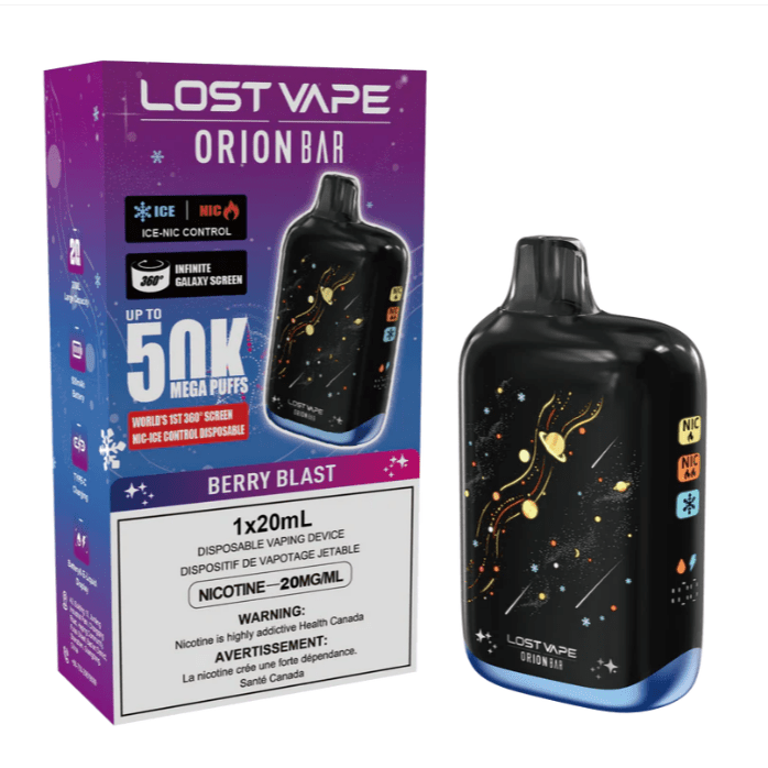 LOST VAPE ORIONBAR 50K DISPOSABLE - variant_title - Nicotine Strength: option1_value - Inspired Vapor Company