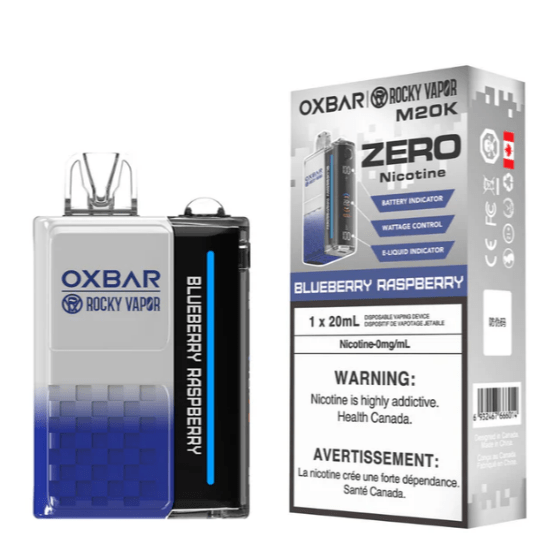 ROCKY VAPOR OXBAR M20K NICOTINE FREE - variant_title - Nicotine Strength: option1_value - Inspired Vapor Company