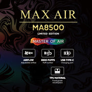MR FOG MAX AIR 8500 * LAST CALL * - variant_title - Nicotine Strength: option1_value - Inspired Vapor Company