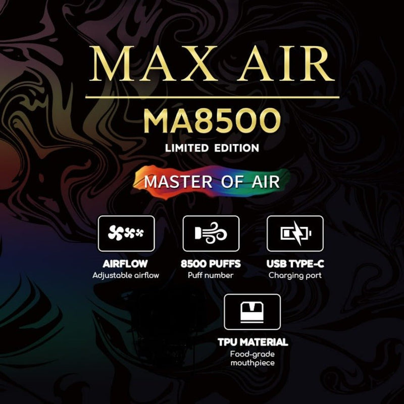 MR FOG MAX AIR 8500 * LAST CALL * - variant_title - Nicotine Strength: option1_value - Inspired Vapor Company
