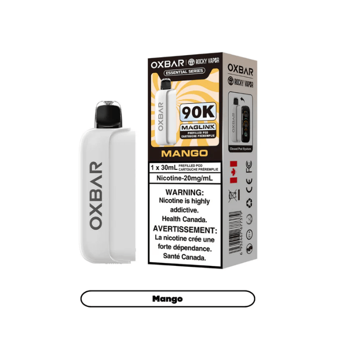 ROCKY VAPOR OXBAR MAGLINK POD (90K) - variant_title - Nicotine Strength: option1_value - Inspired Vapor Company