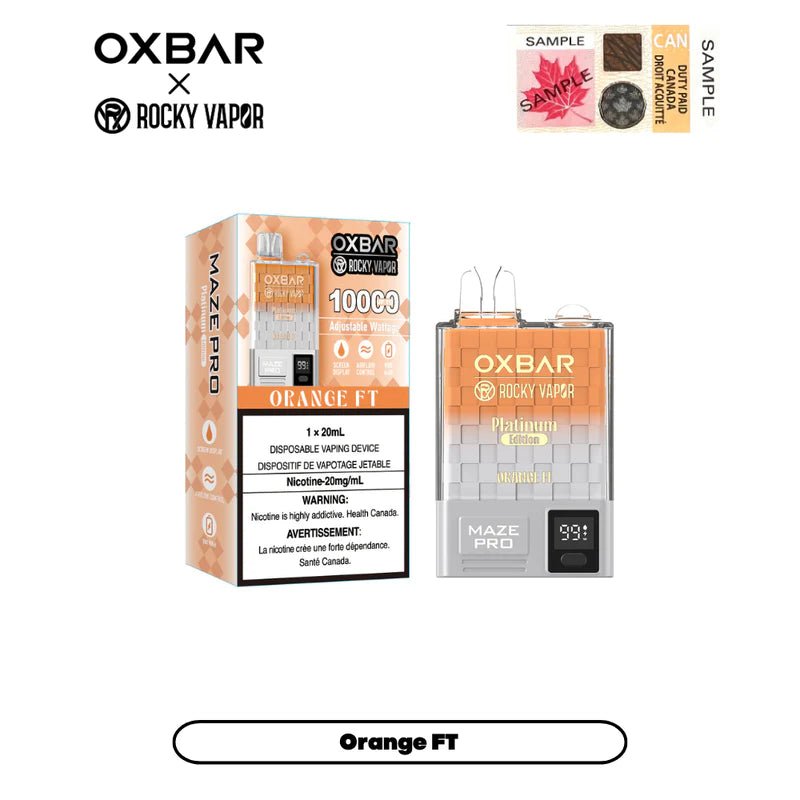 ROCKY VAPOR OXBAR MAZE PRO (10K Puffs) - variant_title - Nicotine Strength: option1_value - Inspired Vapor Company