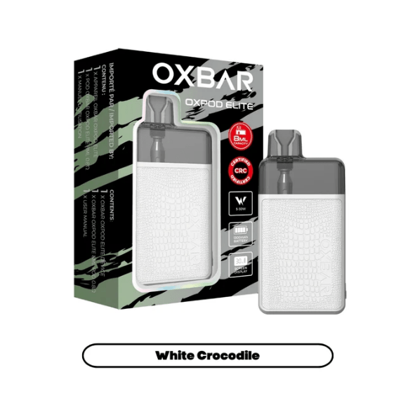 Ox Pod Vape Black Leather Oxva V Prime Pod Vape Kit + FREE NIC SALT Ox Pod Vape Black Leather Oxva V Prime Pod Vape Kit + FREE NIC SALT