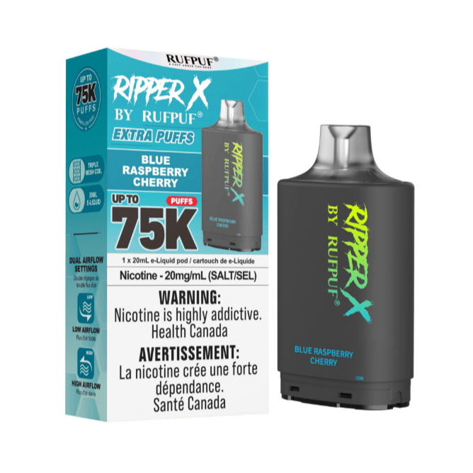 RUFPUF RIPPER X POD (75K) - variant_title - Nicotine Strength: option1_value - Inspired Vapor Company