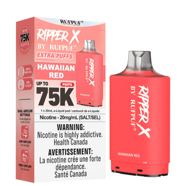 RUFPUF RIPPER X POD (75K) - variant_title - Nicotine Strength: option1_value - Inspired Vapor Company