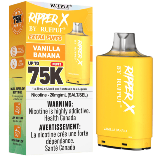 RUFPUF RIPPER X POD (75K) - variant_title - Nicotine Strength: option1_value - Inspired Vapor Company