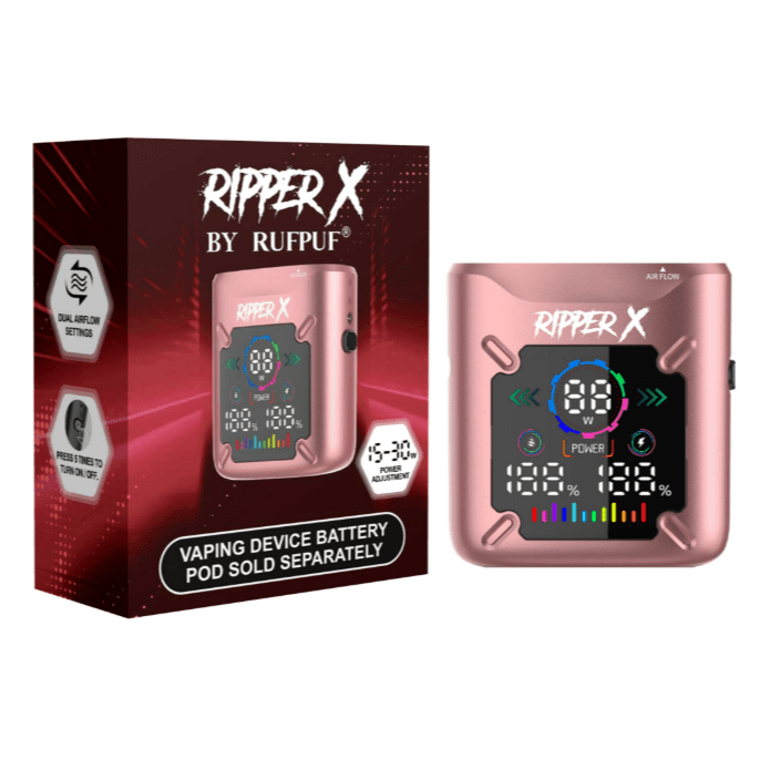 RUFPUF RIPPER X ULTRA BATTERY 1000MAH - variant_title - Nicotine Strength: option1_value - Inspired Vapor Company