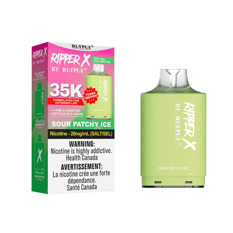 RUFPUF RIPPER X POD (35k) - variant_title - Nicotine Strength: option1_value - Inspired Vapor Company