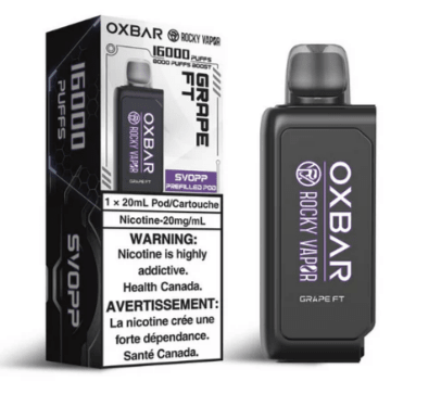 ROCKY VAPOR OXBAR SVOPP DISPOSABLE POD IVC ROCKY VAPOR OXBAR SVOPP DISPOSABLE POD IVC