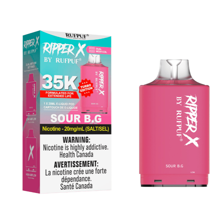 RUFPUF RIPPER X POD (35k) - variant_title - Nicotine Strength: option1_value - Inspired Vapor Company