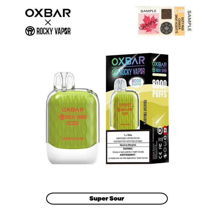 ROCKY VAPOR OXBAR X G-8000 (8000 puff)