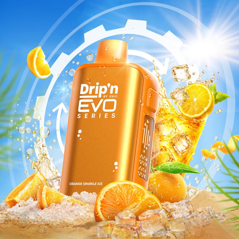 DRIP'N EVO DISPOSABLE (63K) - variant_title - Nicotine Strength: option1_value - Inspired Vapor Company