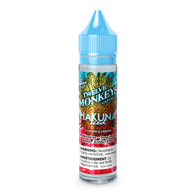 12 MONKEYS: ICE AGE (60ml) - variant_title - Nicotine Strength: option1_value - Inspired Vapor Company