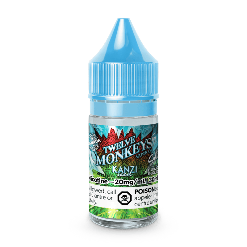 12 MONKEYS: ICE AGE SALTS (30ml) - variant_title - Nicotine Strength: option1_value - Inspired Vapor Company
