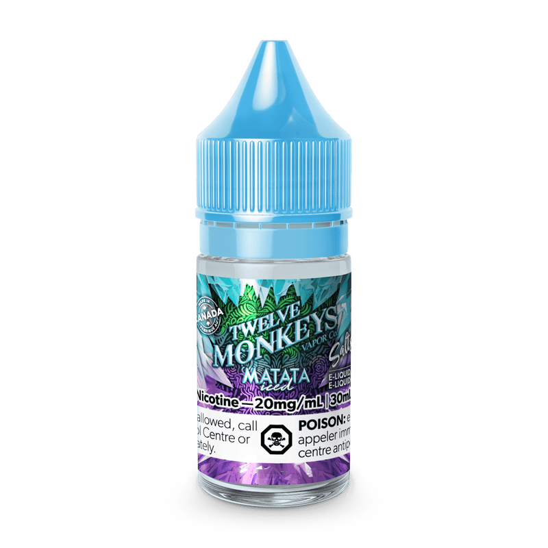 12 MONKEYS: ICE AGE SALTS (30ml) - variant_title - Nicotine Strength: option1_value - Inspired Vapor Company