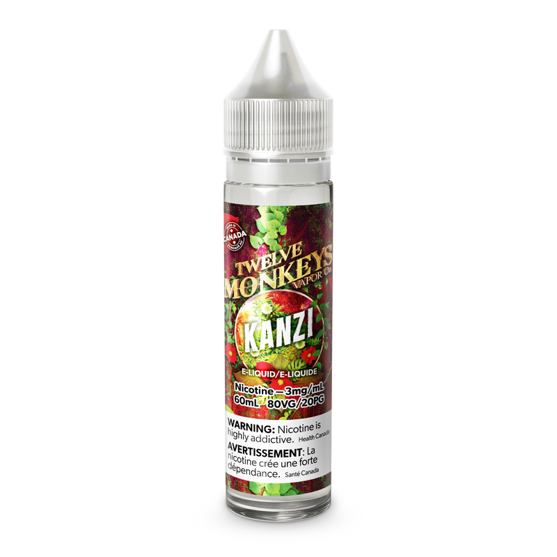 12 MONKEYS (60mL) - variant_title - Nicotine Strength: option1_value - Inspired Vapor Company
