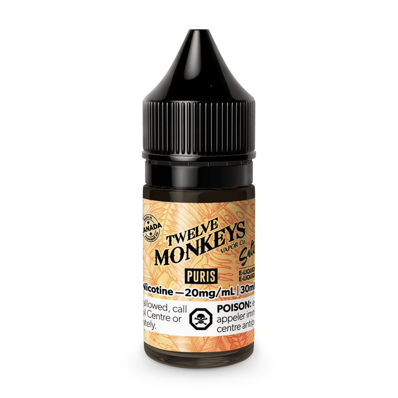 12 MONKEYS SALTS (30ml) - variant_title - Nicotine Strength: option1_value - Inspired Vapor Company