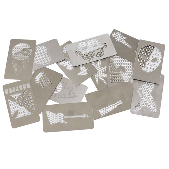 CARD GRINDER- 51MM X 85MM, MULTIPLE DESIGNS- *LAST CALL*