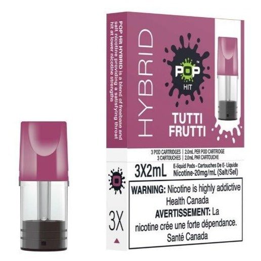 POP HITS HYBRID PODS - variant_title - Nicotine Strength: option1_value - Inspired Vapor Company