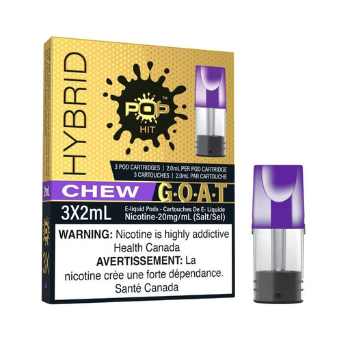 POP HITS HYBRID PODS 2% G.O.A.T. SERIES - variant_title - Nicotine Strength: option1_value - Inspired Vapor Company