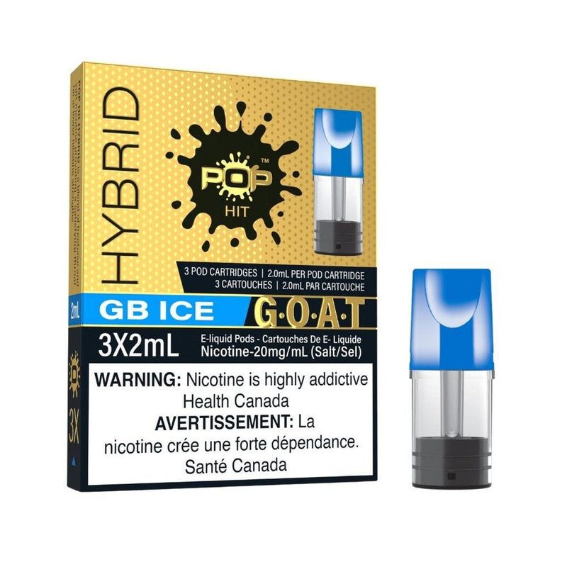 POP HITS HYBRID PODS 2% G.O.A.T. SERIES - variant_title - Nicotine Strength: option1_value - Inspired Vapor Company