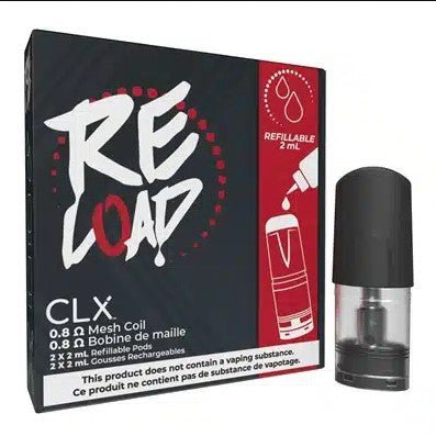 CLX RELOAD REFILLABLE PODS - variant_title - Nicotine Strength: option1_value - Inspired Vapor Company