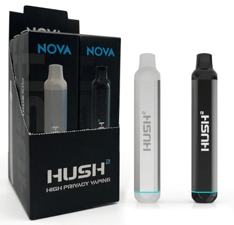 NOVA HUSH 2 ELECTROPLATED 510 THREAD BATTERY - variant_title - Nicotine Strength: option1_value - Inspired Vapor Company