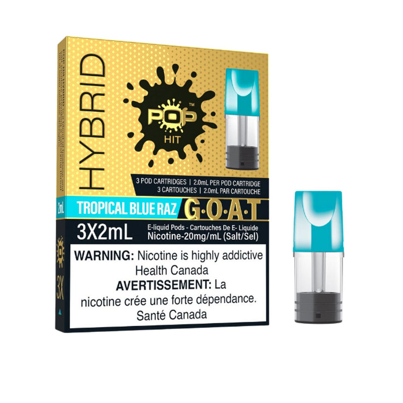 POP HITS HYBRID PODS 2% G.O.A.T. SERIES - variant_title - Nicotine Strength: option1_value - Inspired Vapor Company