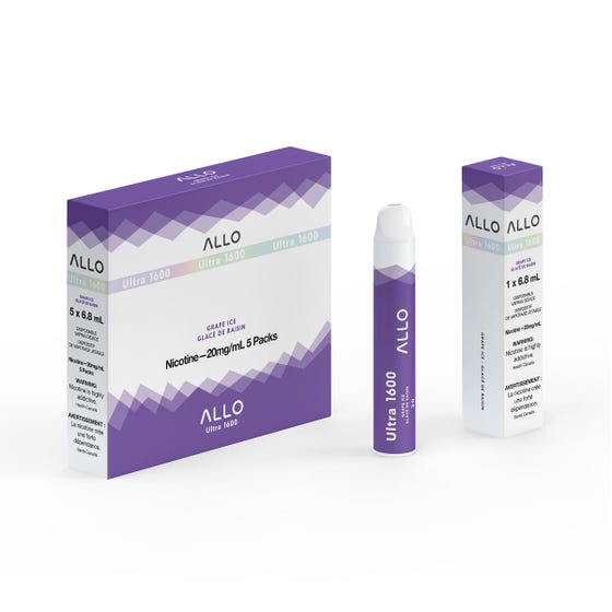 ALLO ULTRA 1600 DISPOSABLE *LAST CALL* - variant_title - Nicotine Strength: option1_value - Inspired Vapor Company