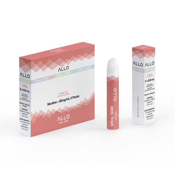 ALLO ULTRA 1600 DISPOSABLE *LAST CALL* - variant_title - Nicotine Strength: option1_value - Inspired Vapor Company