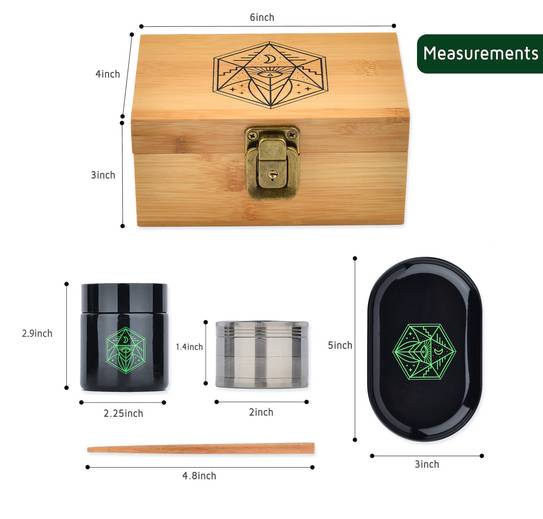 VINTAGE HERB STASH BUNDLE BOX GIFT SET