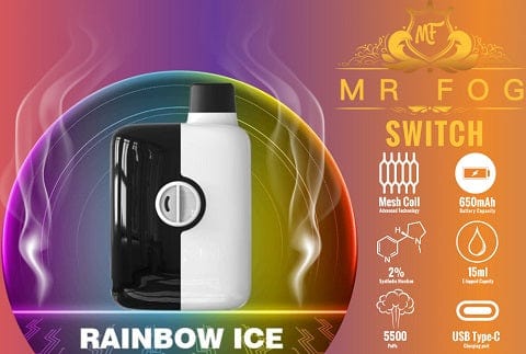 MR FOG SWITCH - 5500 DISPOSABLE - variant_title - Nicotine Strength: option1_value - Inspired Vapor Company
