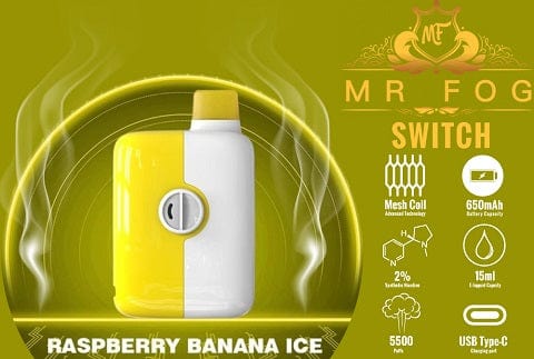 MR FOG SWITCH - 5500 DISPOSABLE - variant_title - Nicotine Strength: option1_value - Inspired Vapor Company