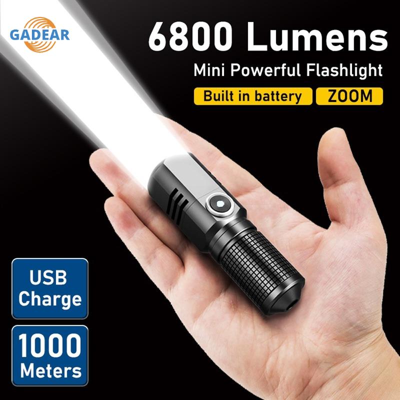 6800 Lumen Mini LED Flashlight