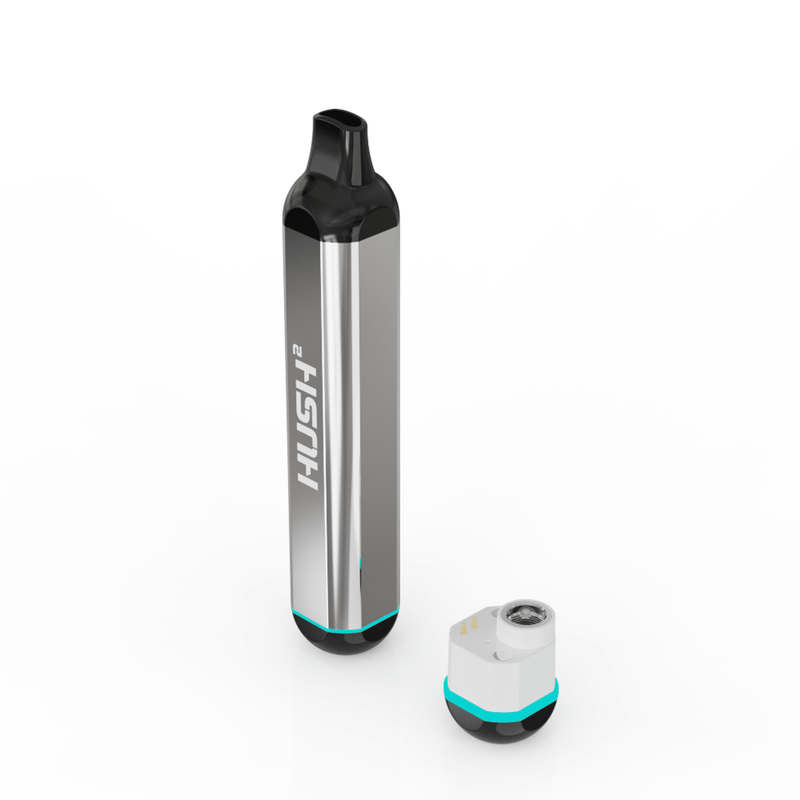 NOVA HUSH 2 ELECTROPLATED 510 THREAD BATTERY - variant_title - Nicotine Strength: option1_value - Inspired Vapor Company