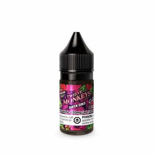 12 MONKEYS SALTS (30ml) - variant_title - Nicotine Strength: option1_value - Inspired Vapor Company